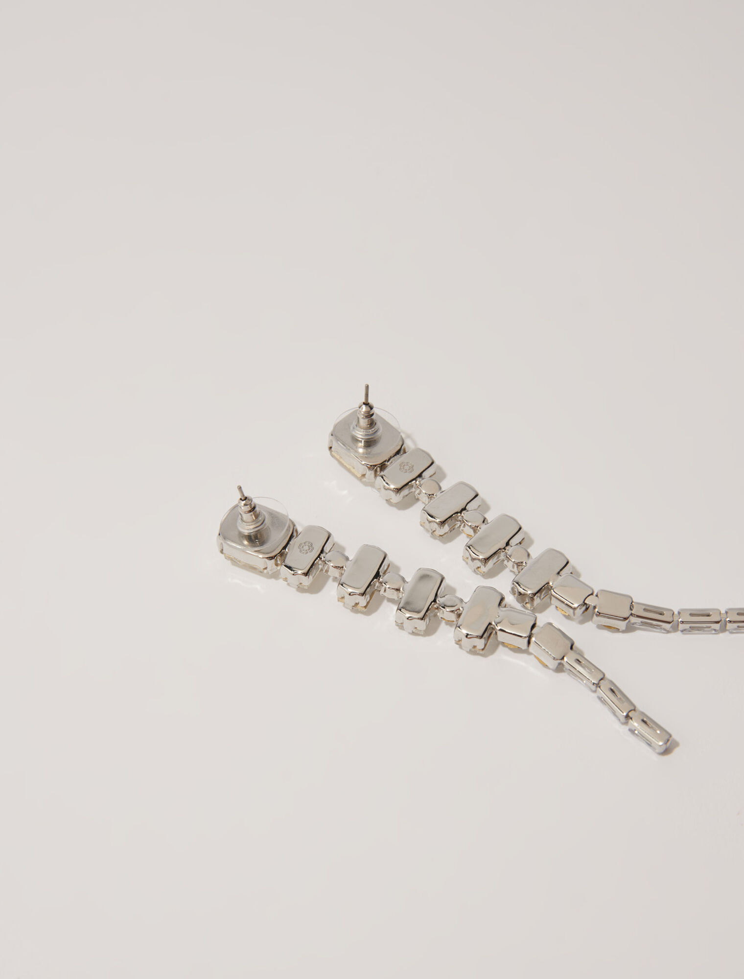 Pendientes de cascada con strass