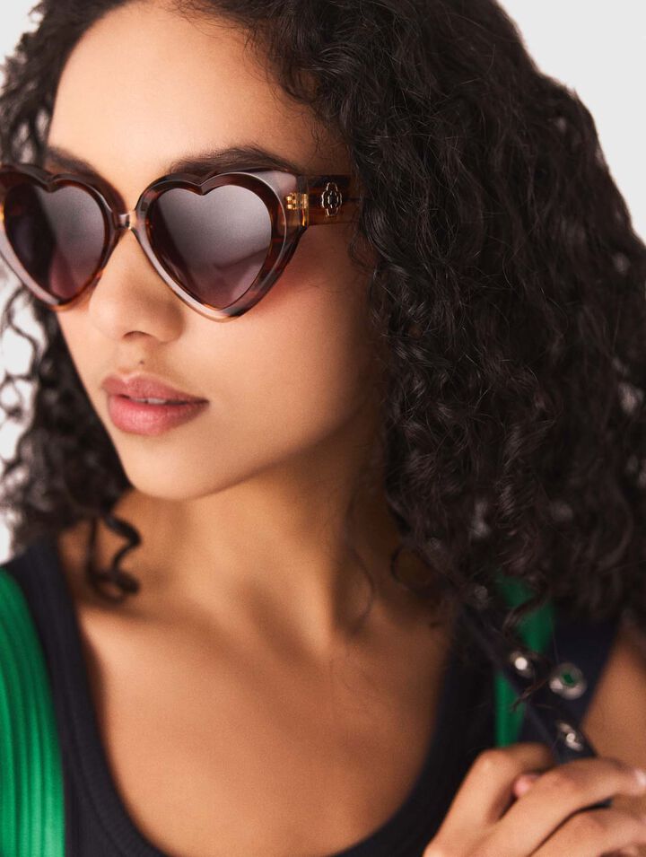 Gafas de sol coraz&oacute;n