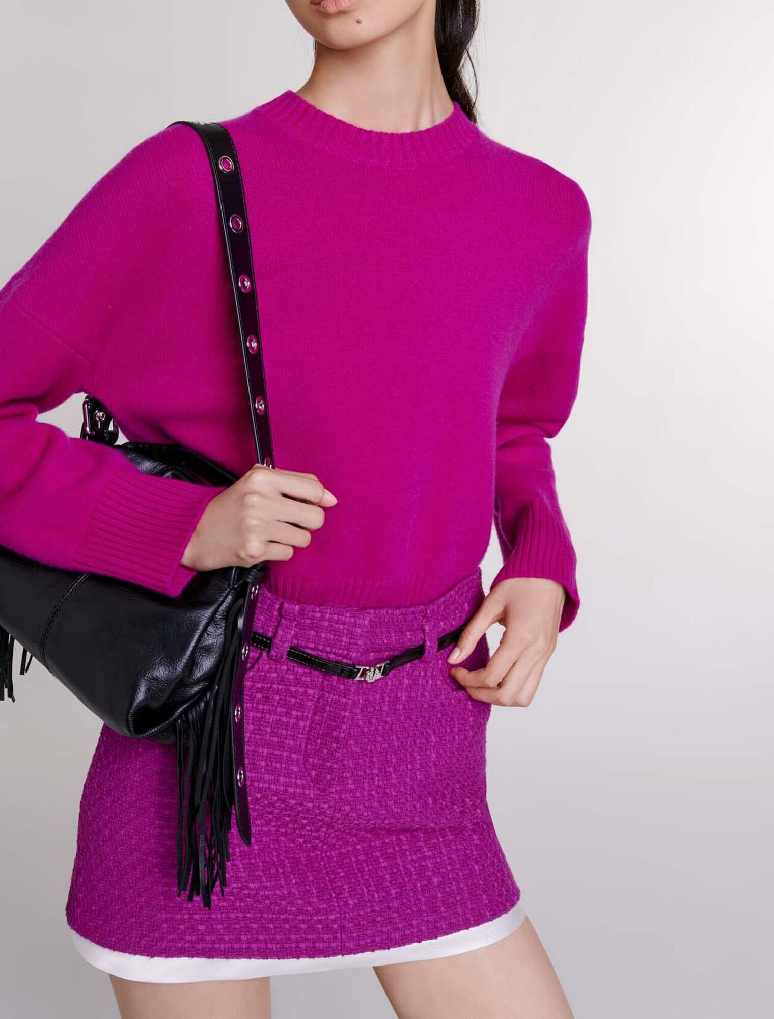 Minifalda de tweed