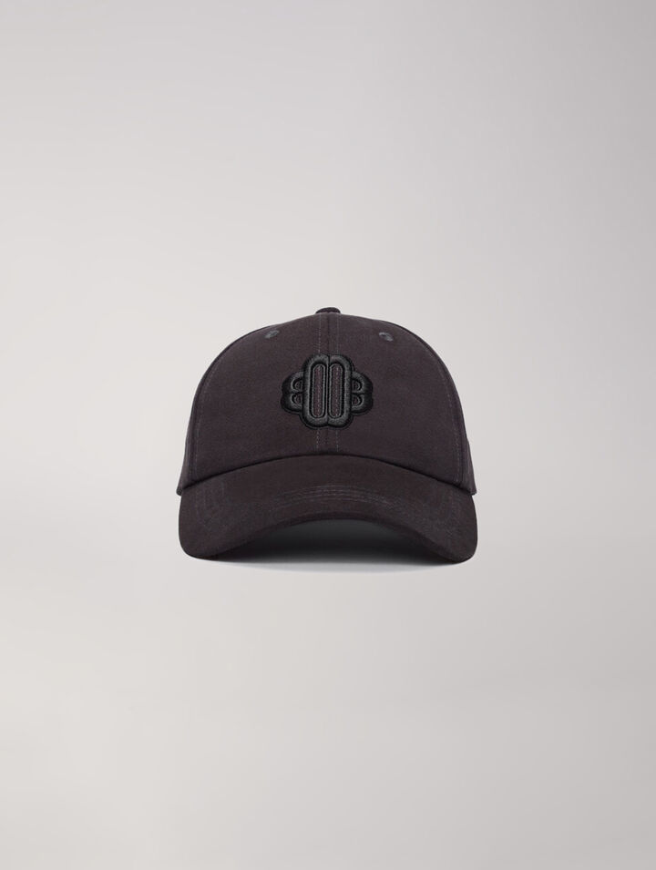 Gorra de algodón con logotipo Clover