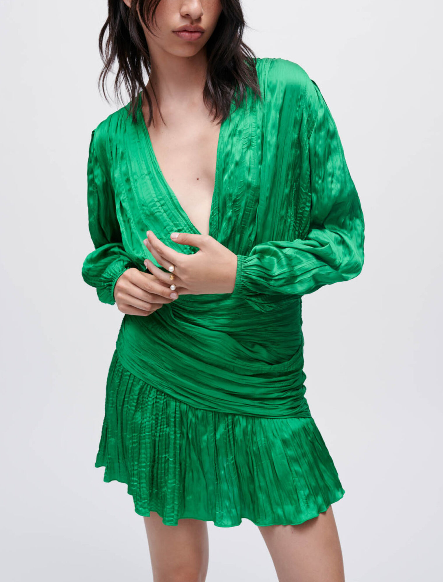 Vestido lamé bodycon