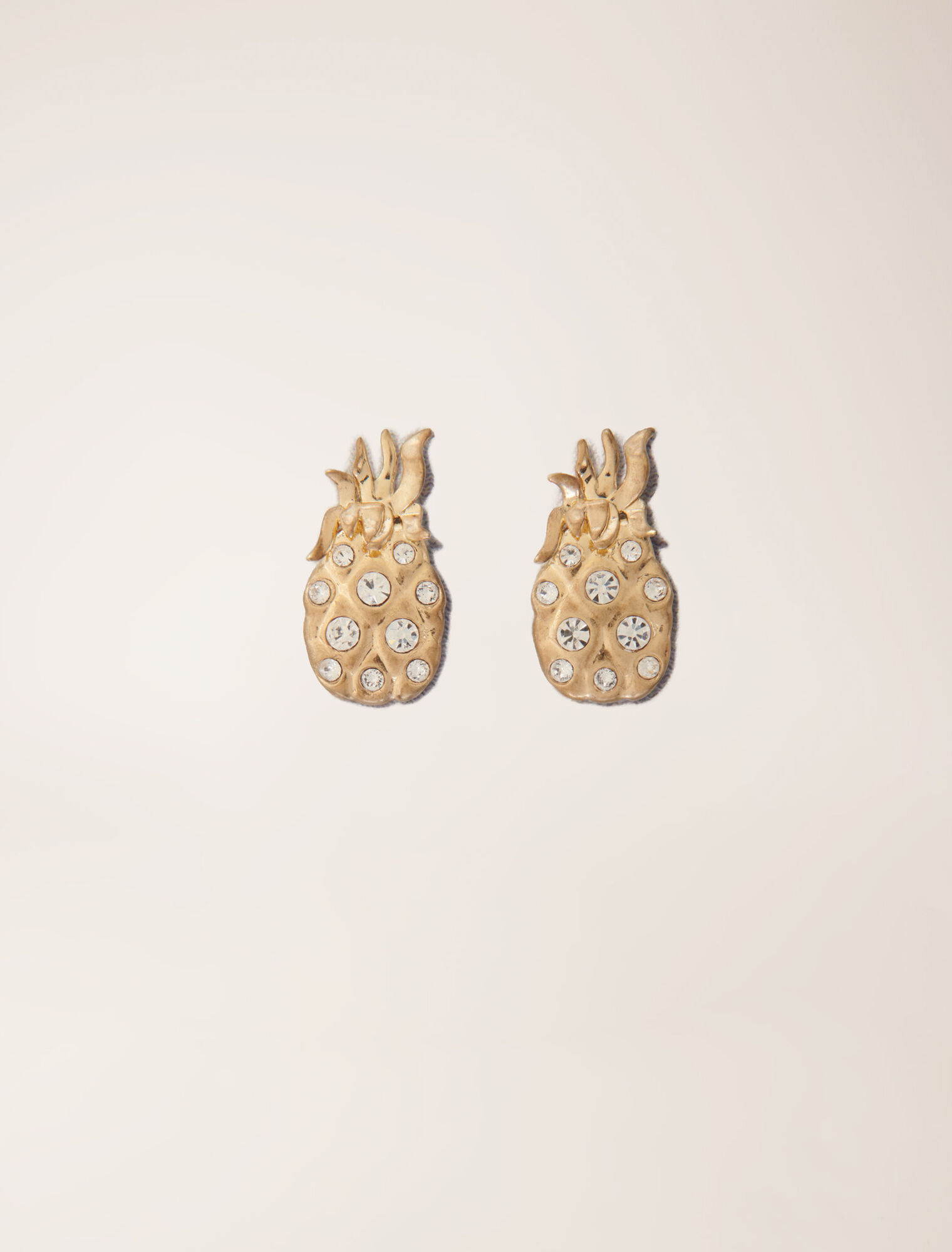 Pendientes de piña con strass