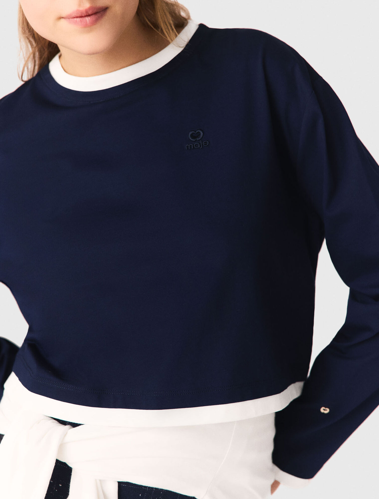 Camiseta efecto superpuesto