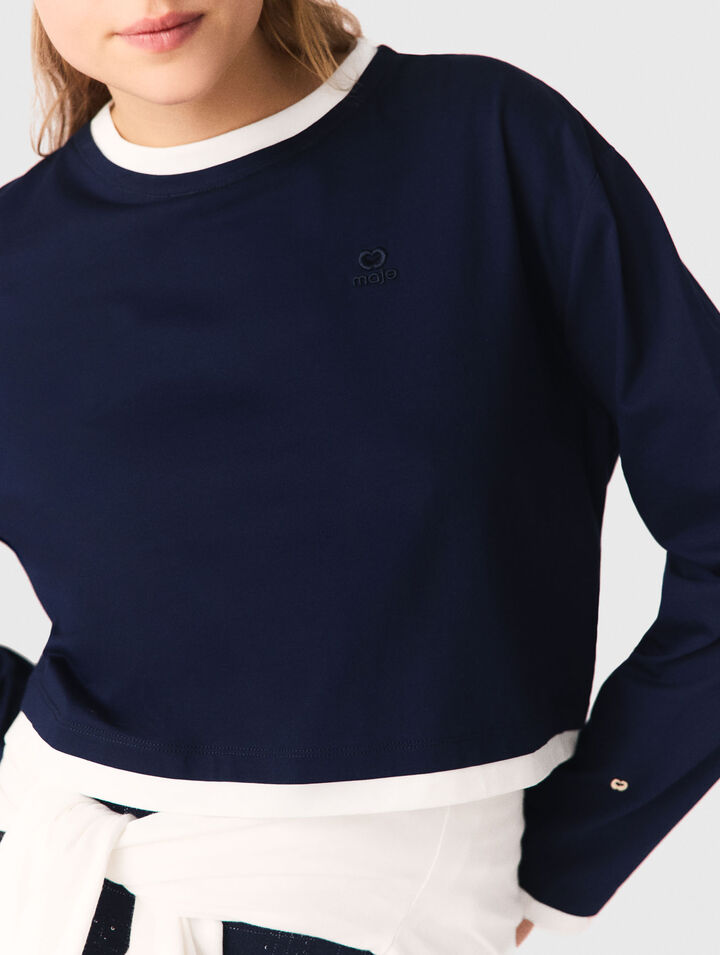 Camiseta efecto superpuesto