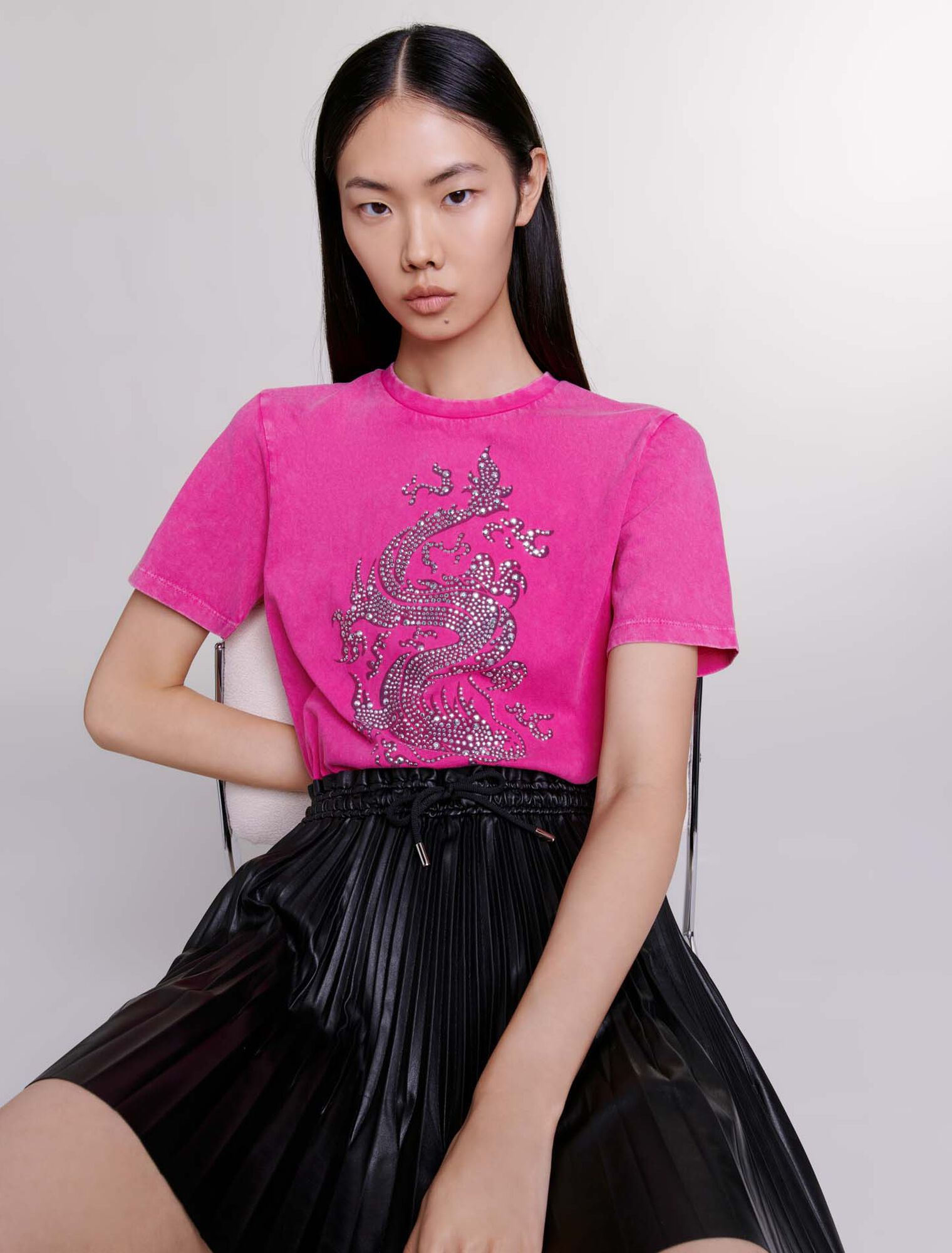 Camiseta con strass
