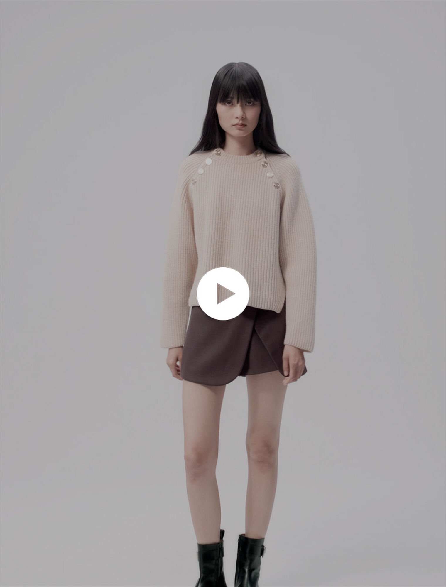Pantalón corto trampantojo