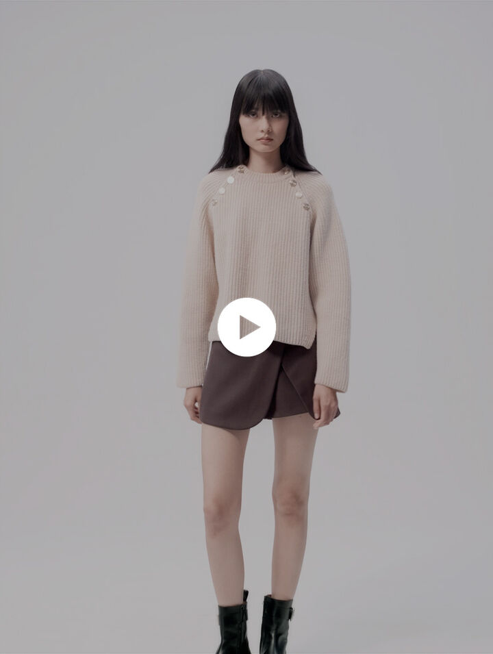 Pantalón corto trampantojo
