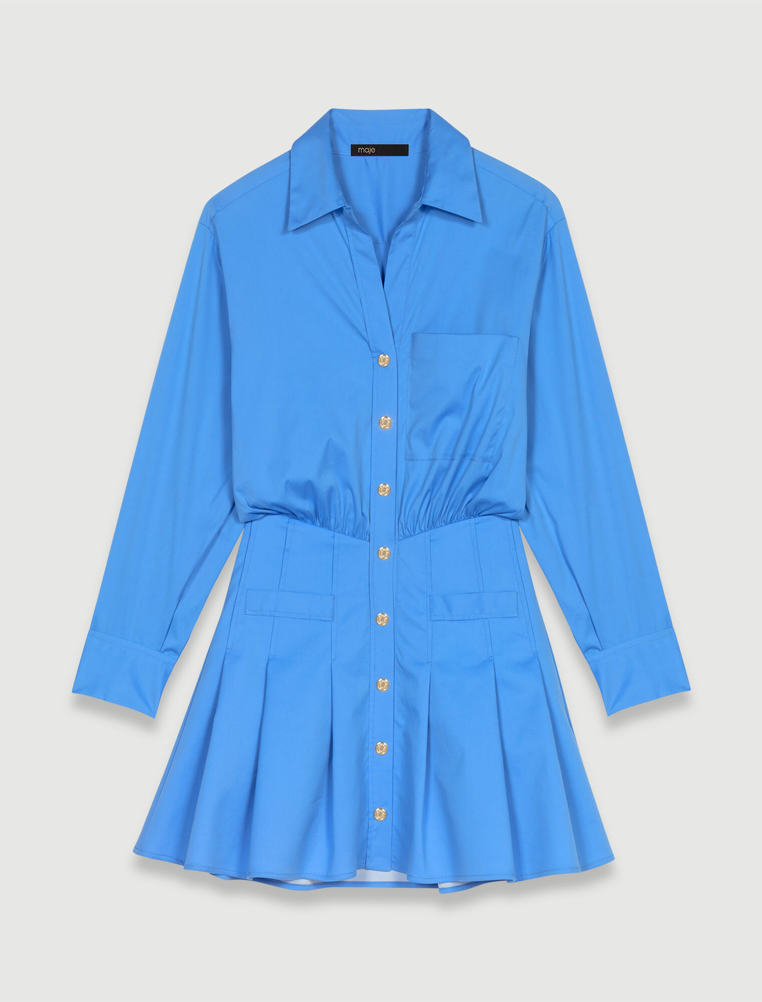 Vestido de camisa corto