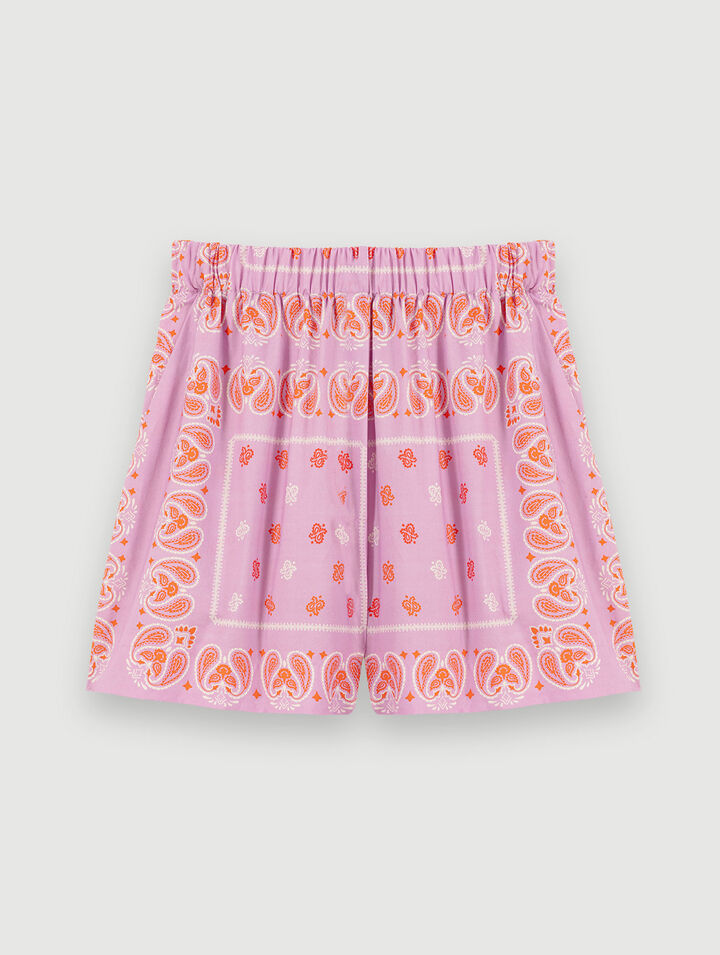 Pantalones cortos con estampado