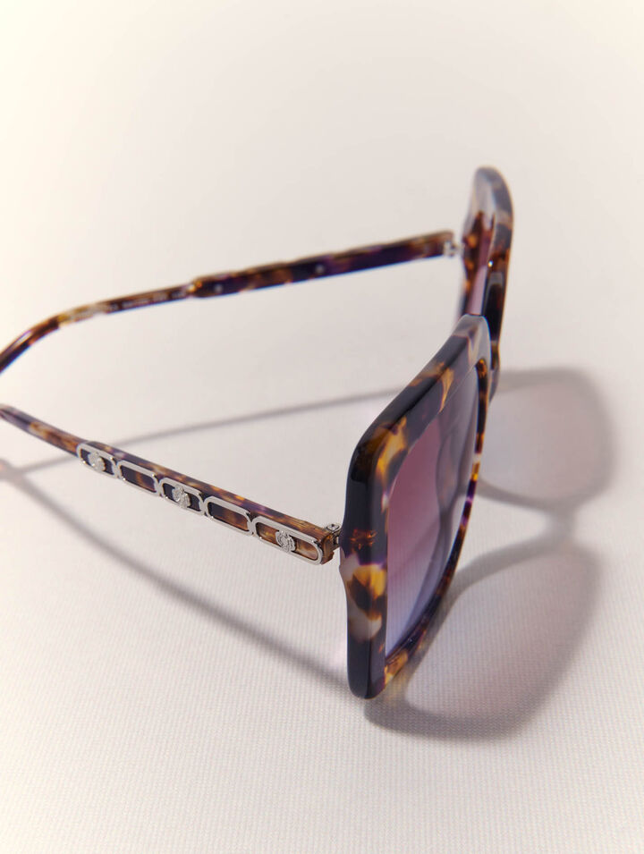 Gafas rectangulares de acetato