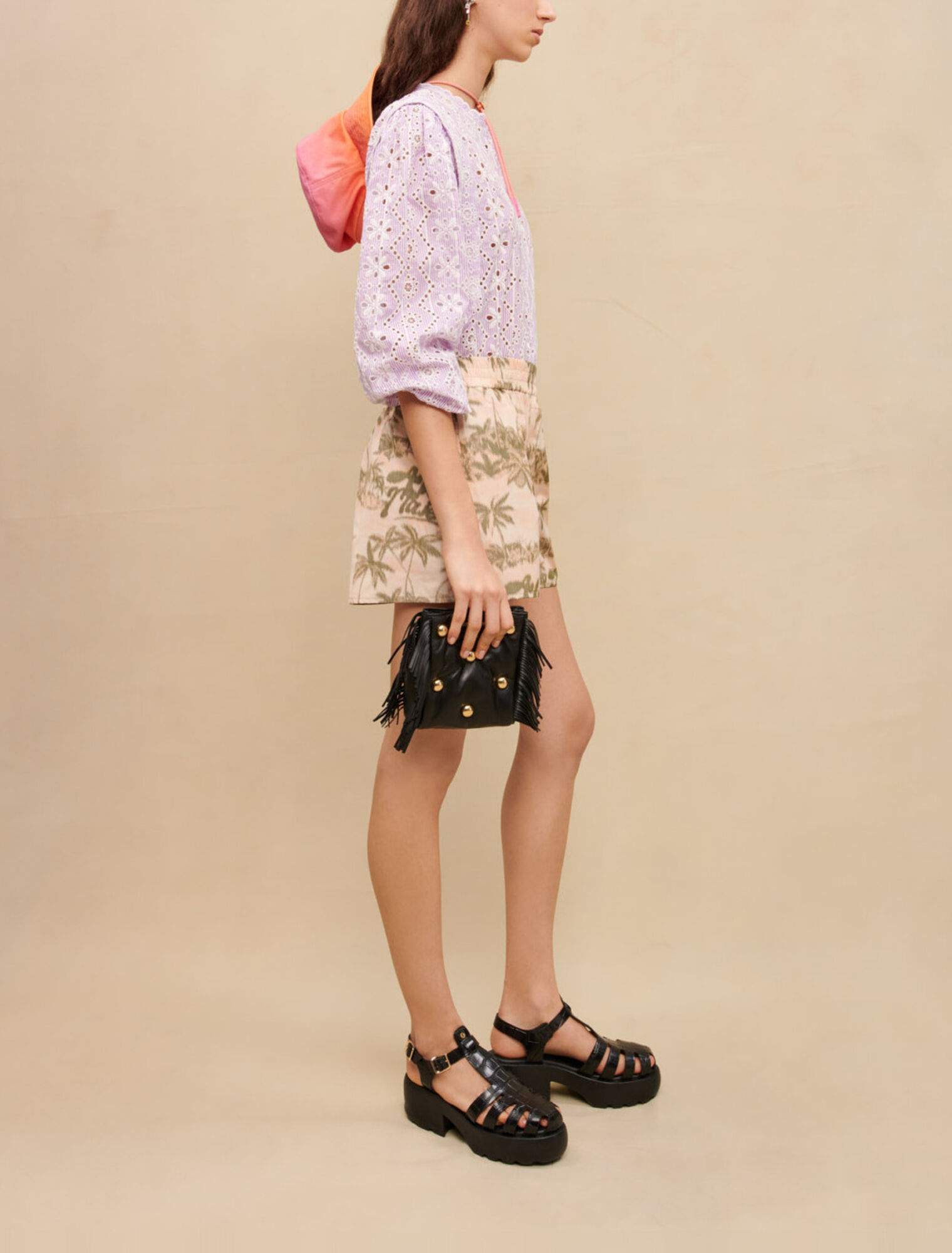 Pantalones cortos con estampado