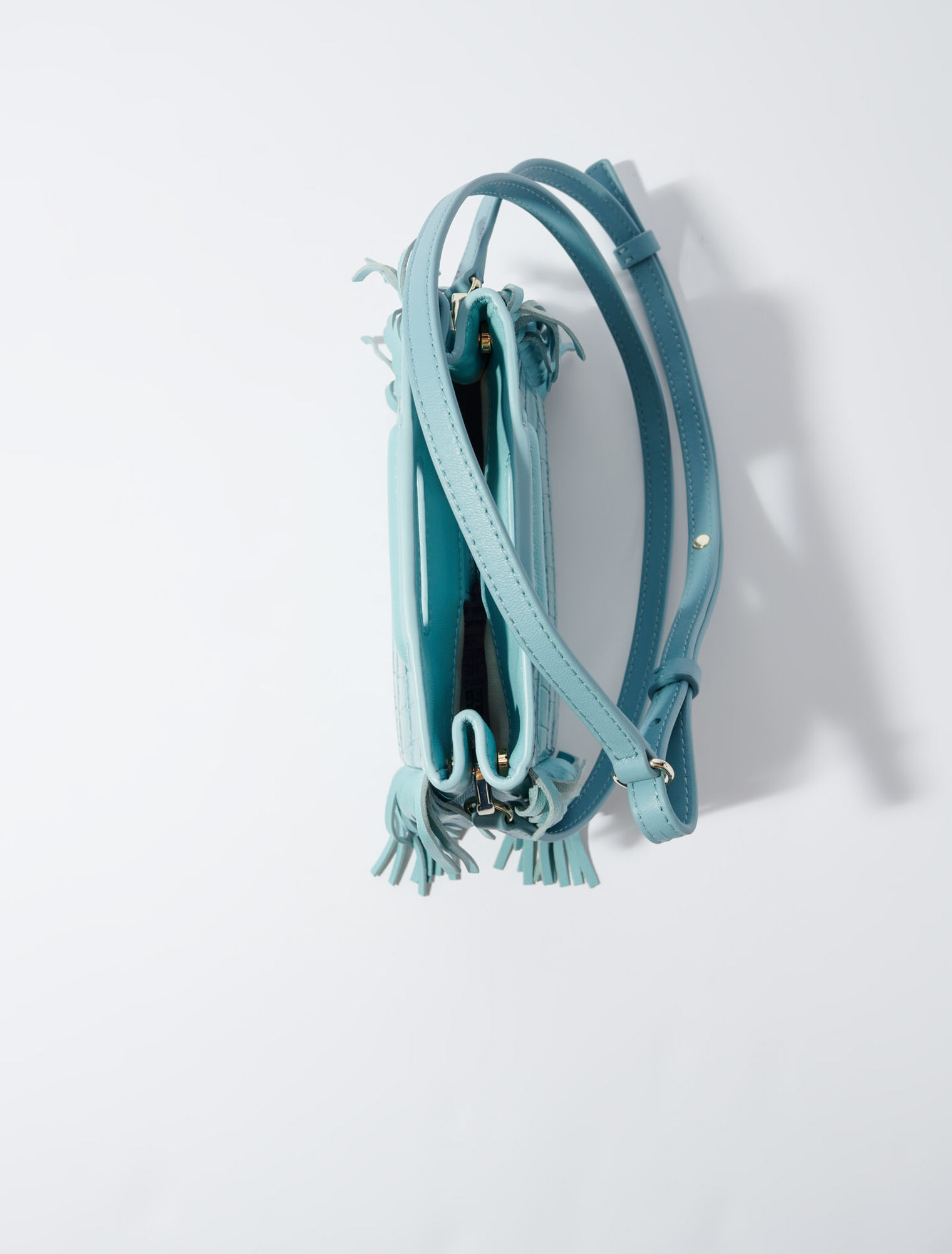 Bolso M Mini de piel de cocodrilo