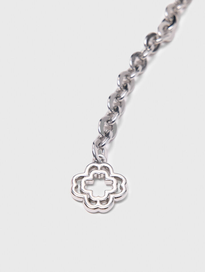 Cinturón de cadena con strass