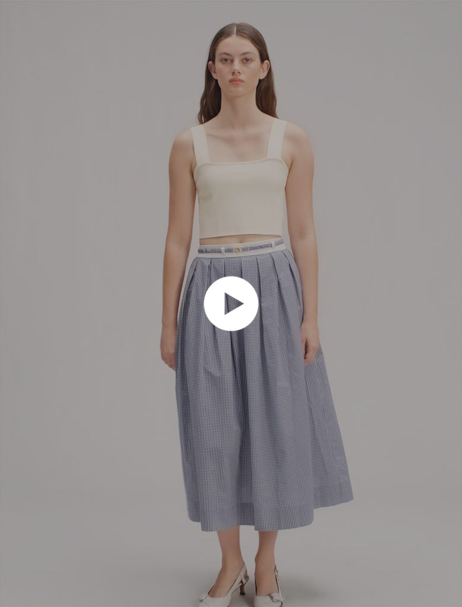 Crop top de punto