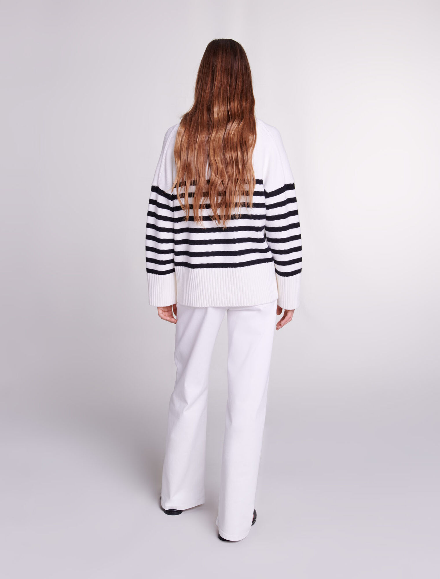 Jersey marinera cuello cremallera