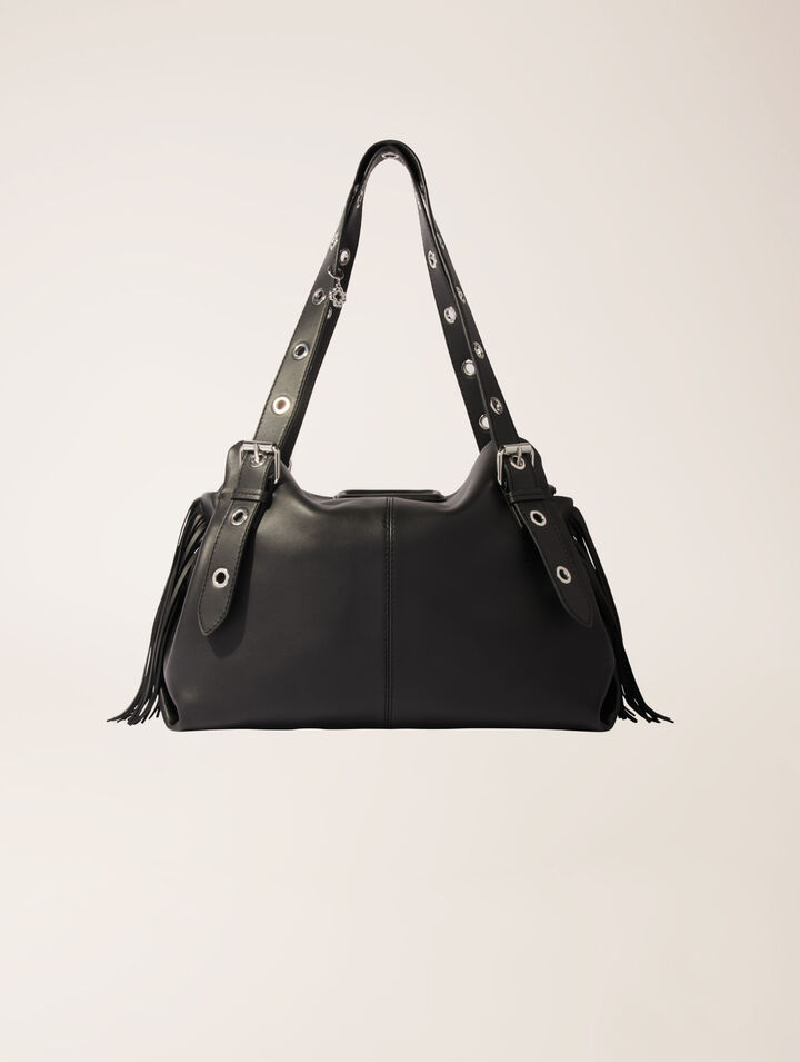 Bolso Miss M XL de cuero liso
