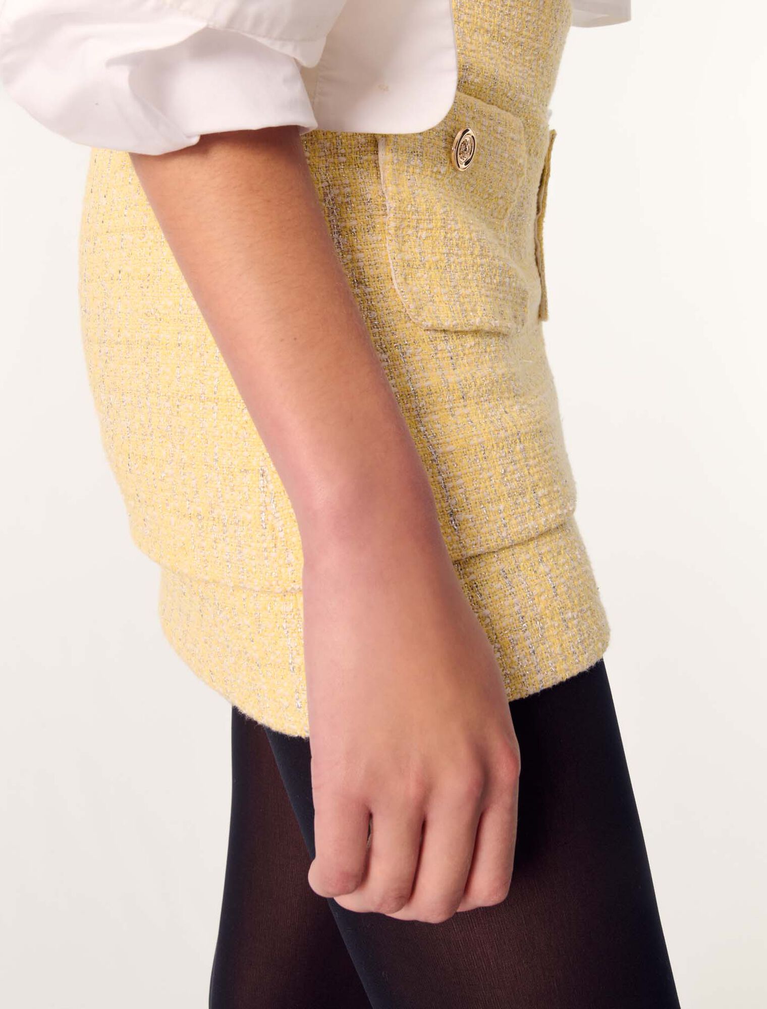 Minifalda de tweed