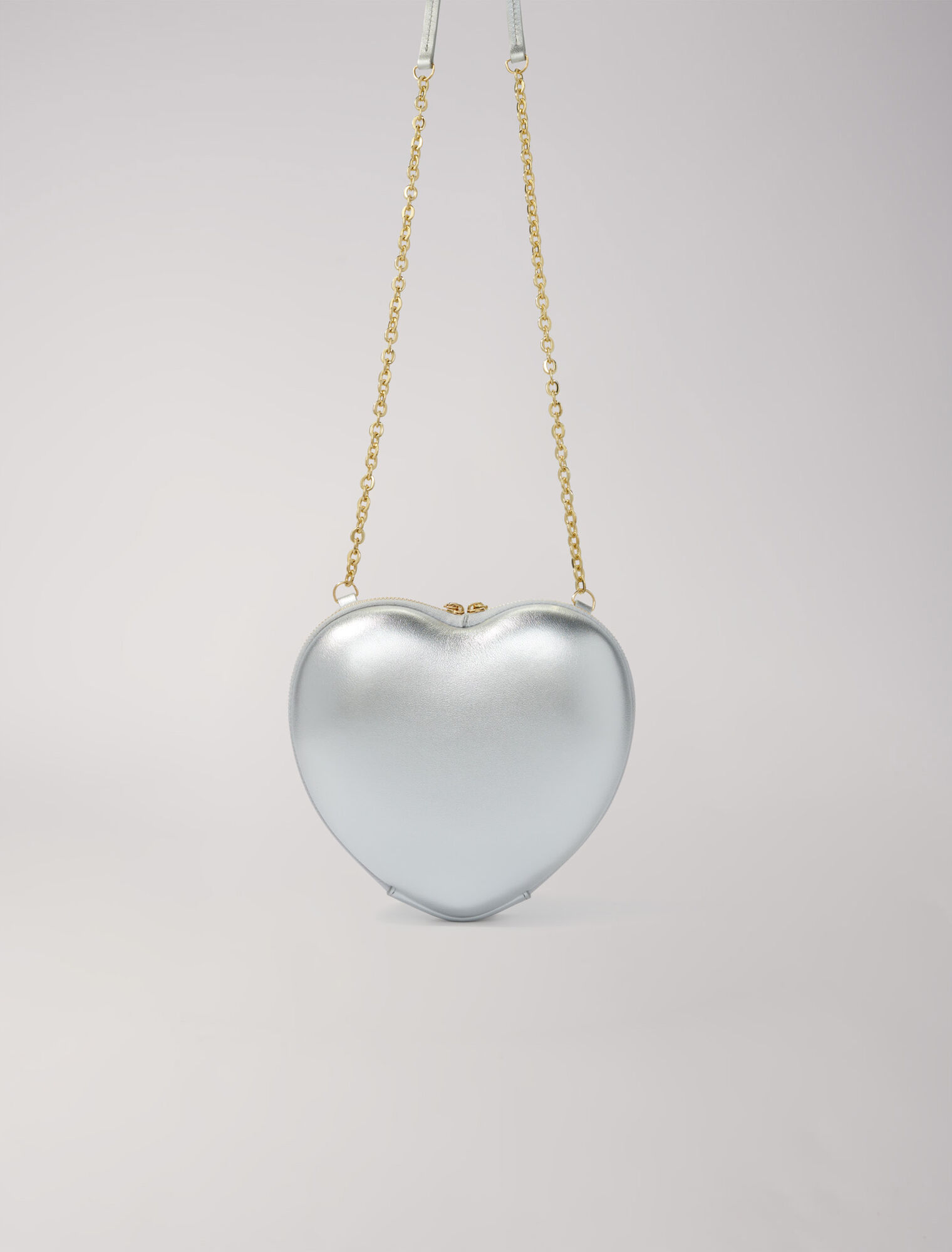Bolso de corazón de cuero