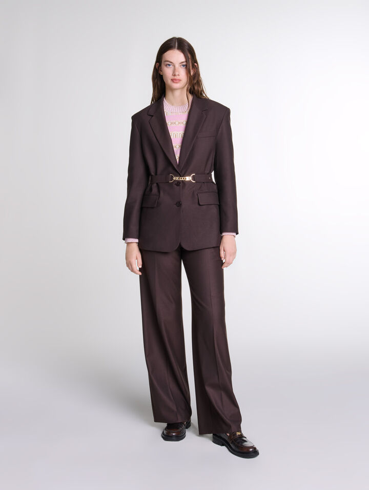 Pantalón sastre ancho