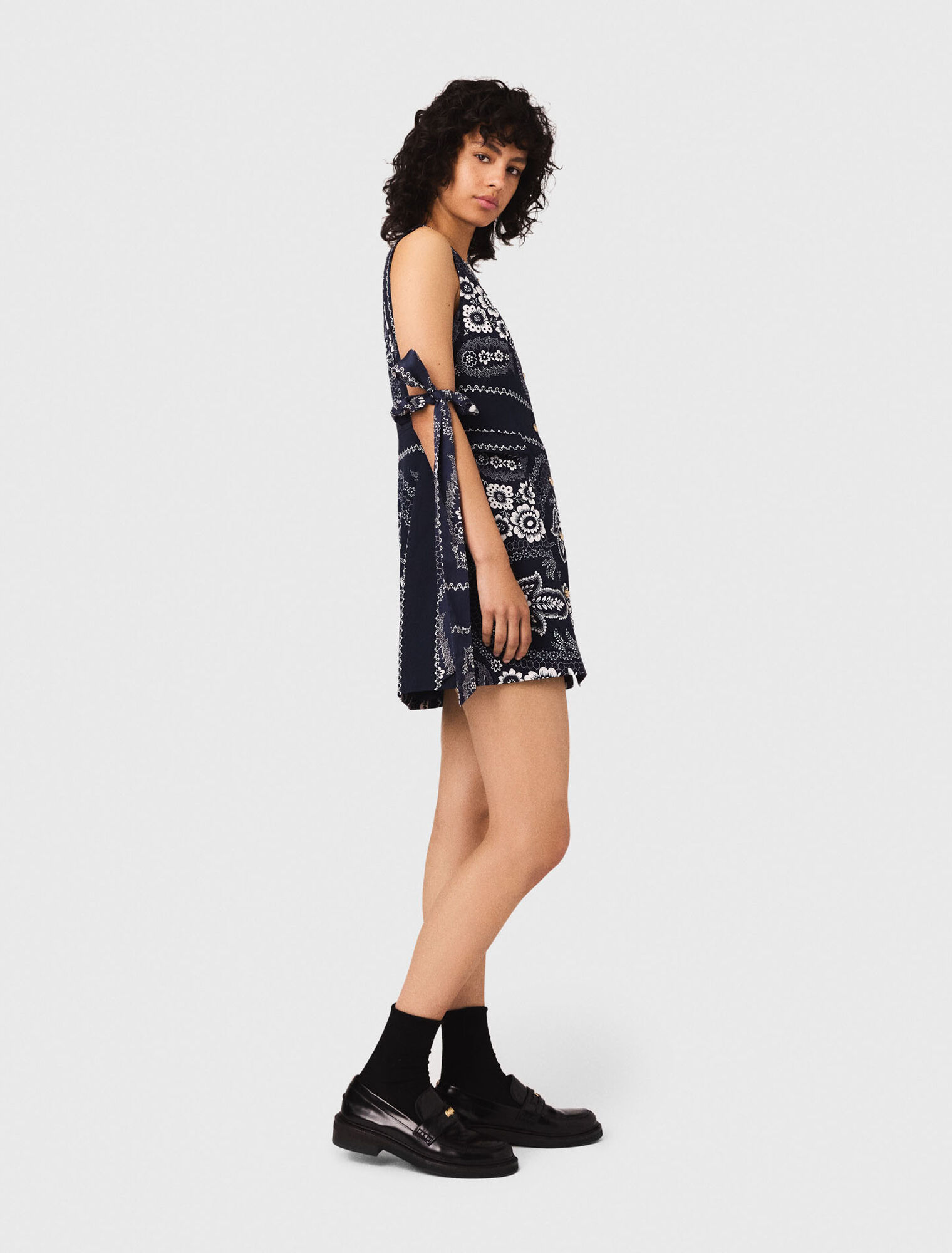 Vestido recto estampado