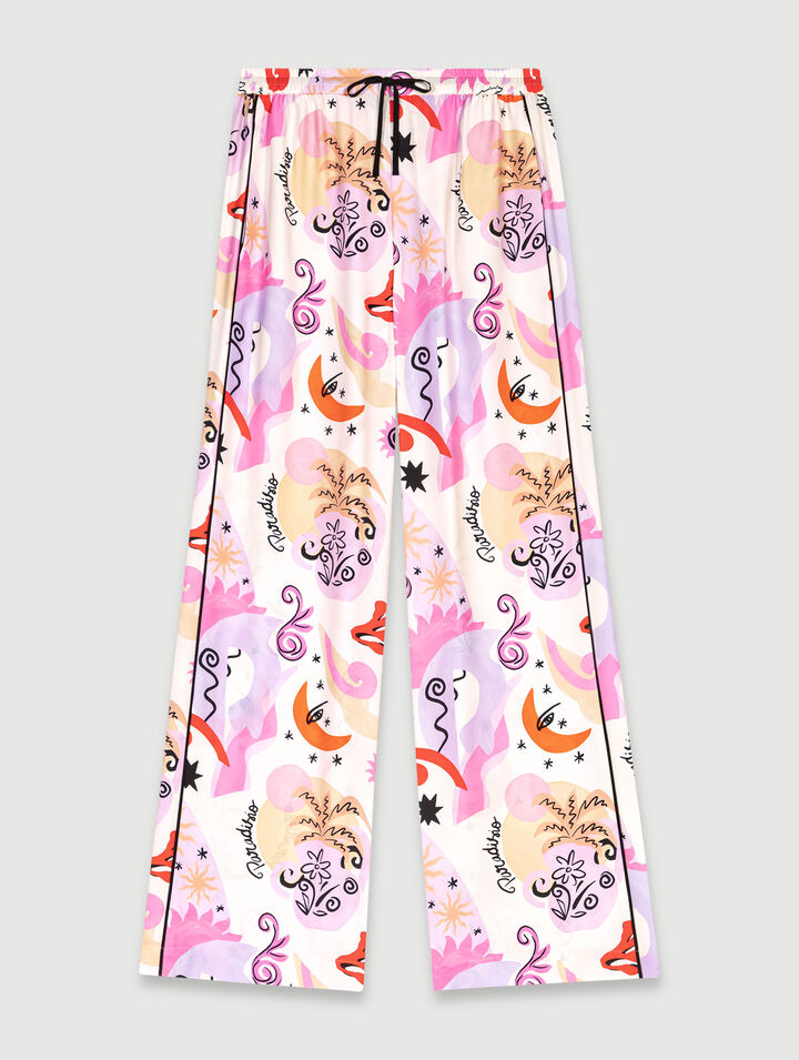 Pantalón de seda