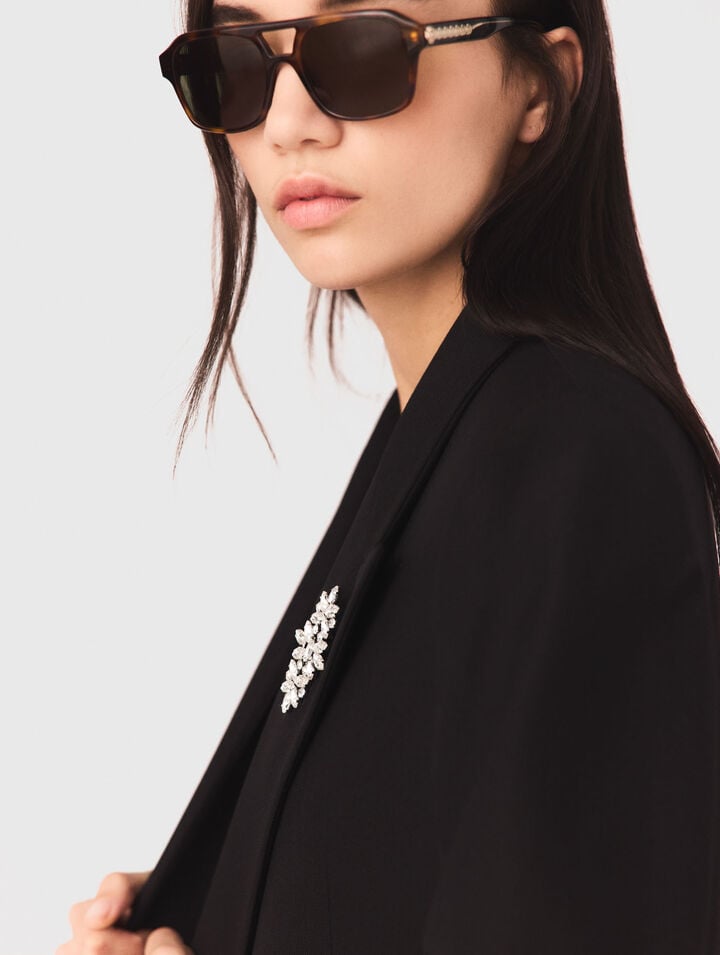 Chaqueta de doble botonadura