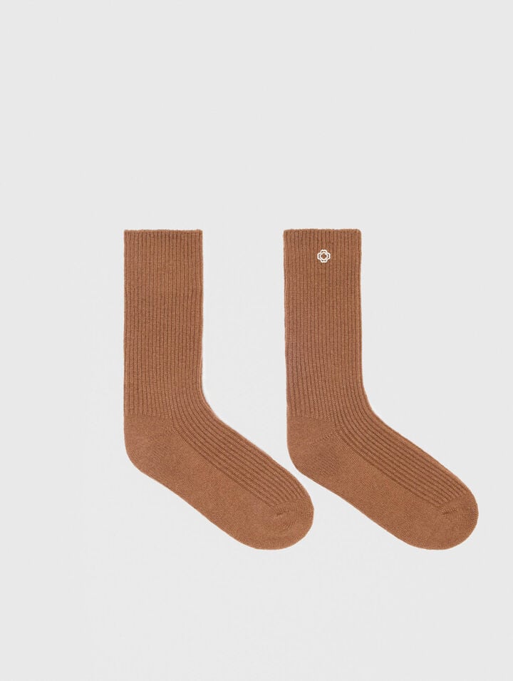 Calcetines de mezcla de lana