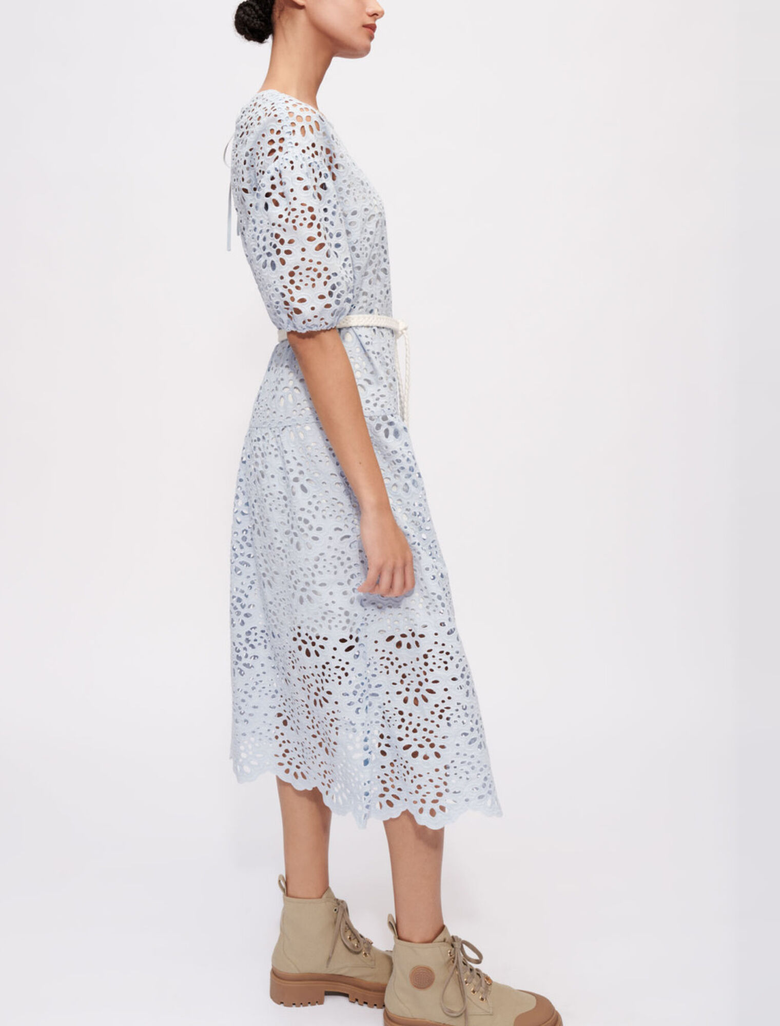 Vestido de guipur