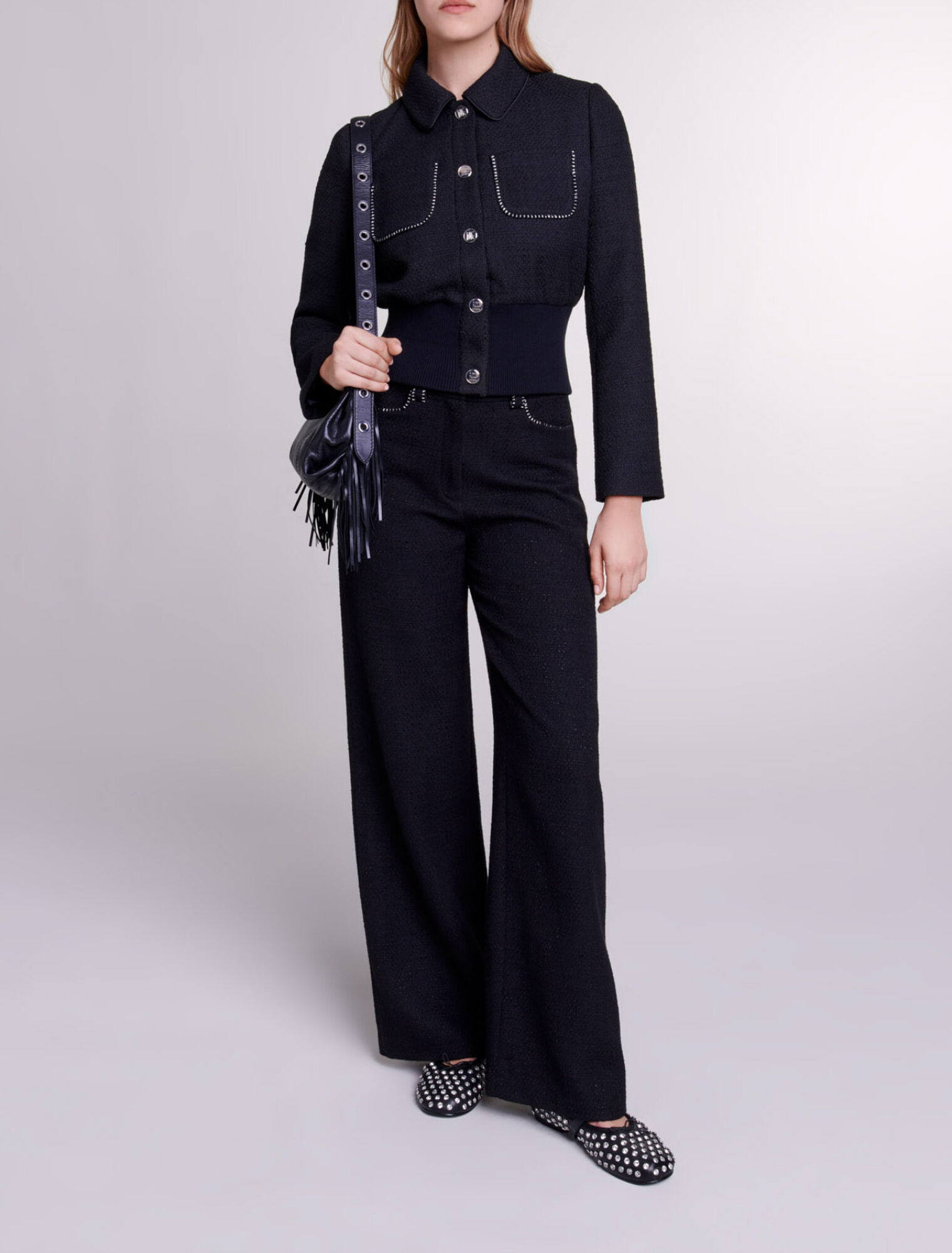 Cazadora de tweed