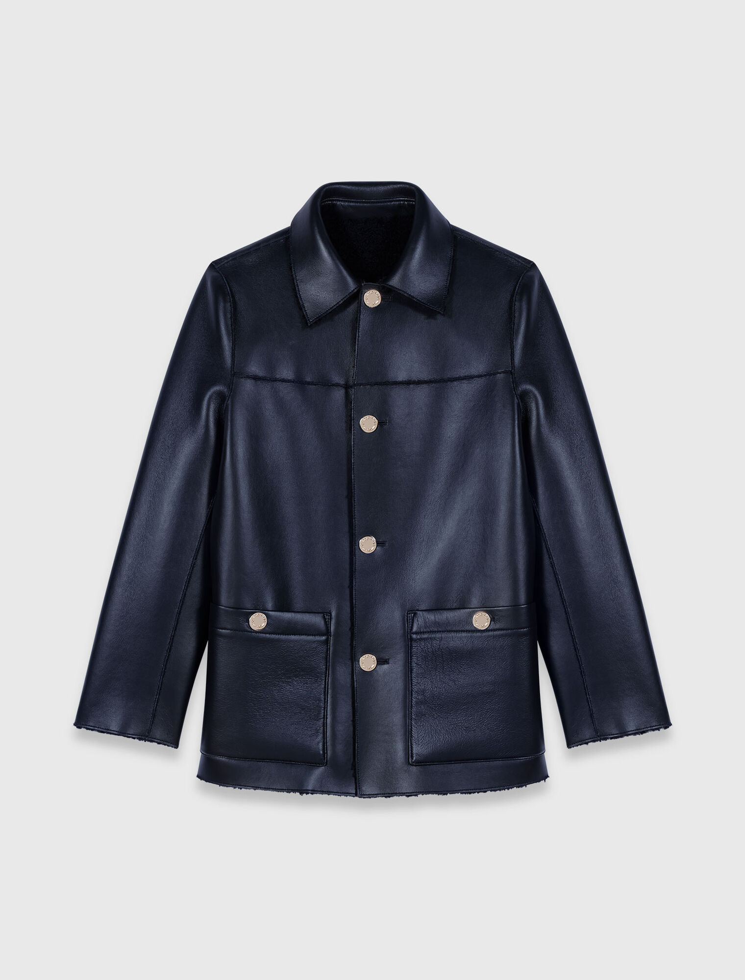 Piel cordero sintética reversible