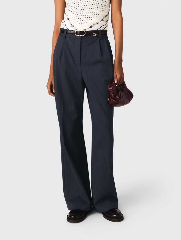 Pantal&oacute;n sastre a rayas