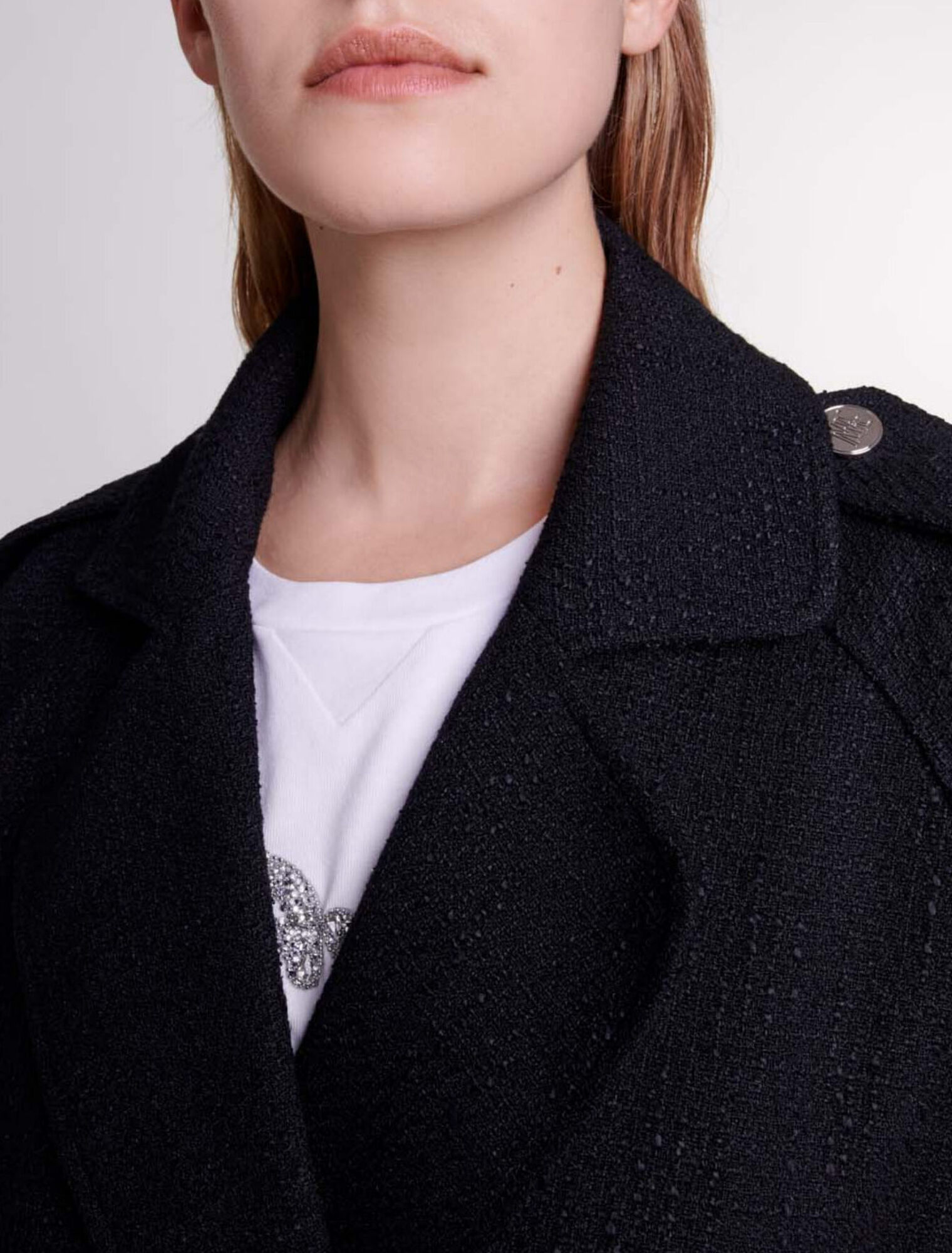 Gabardina de tweed