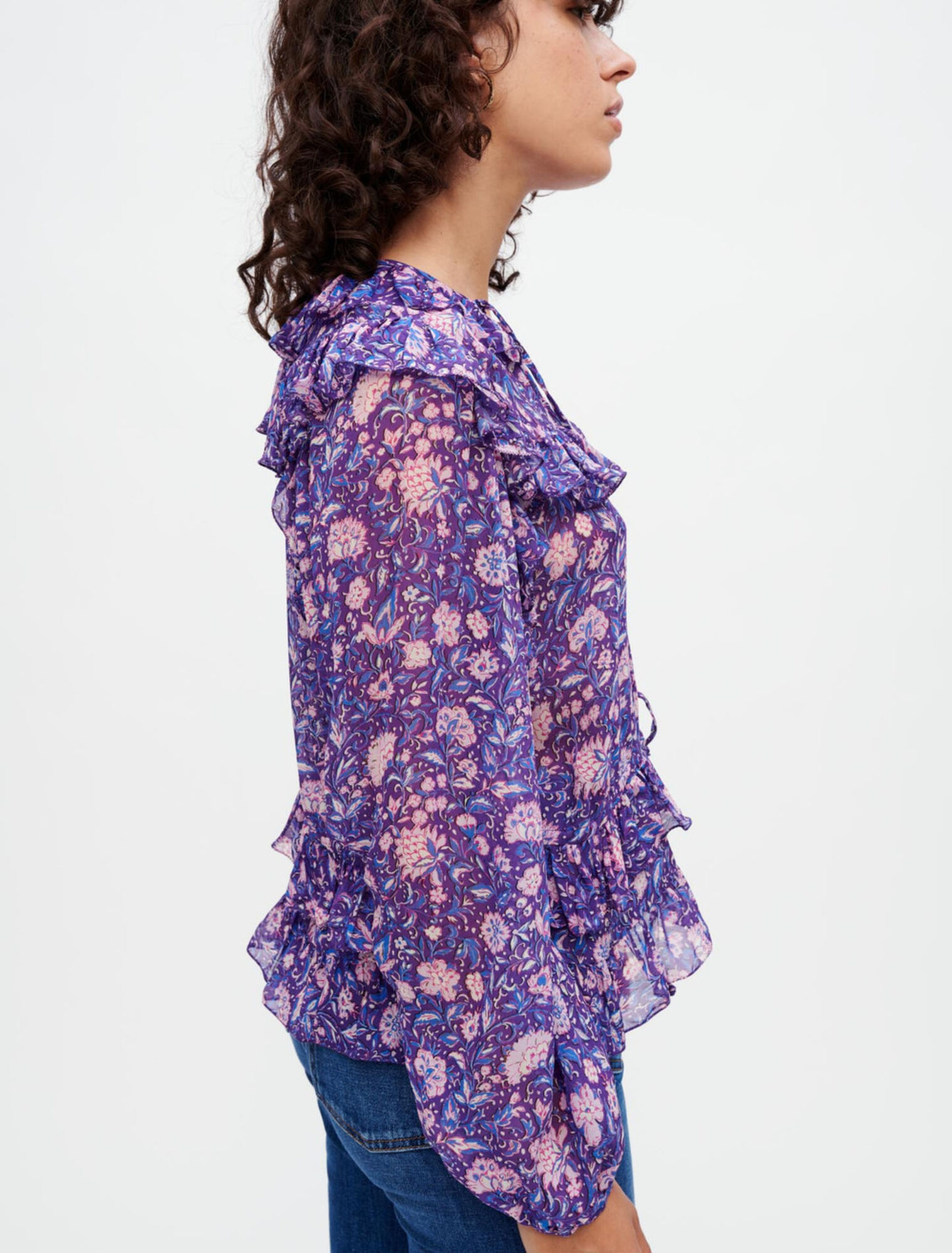 Top de viscosa estampado Dalia