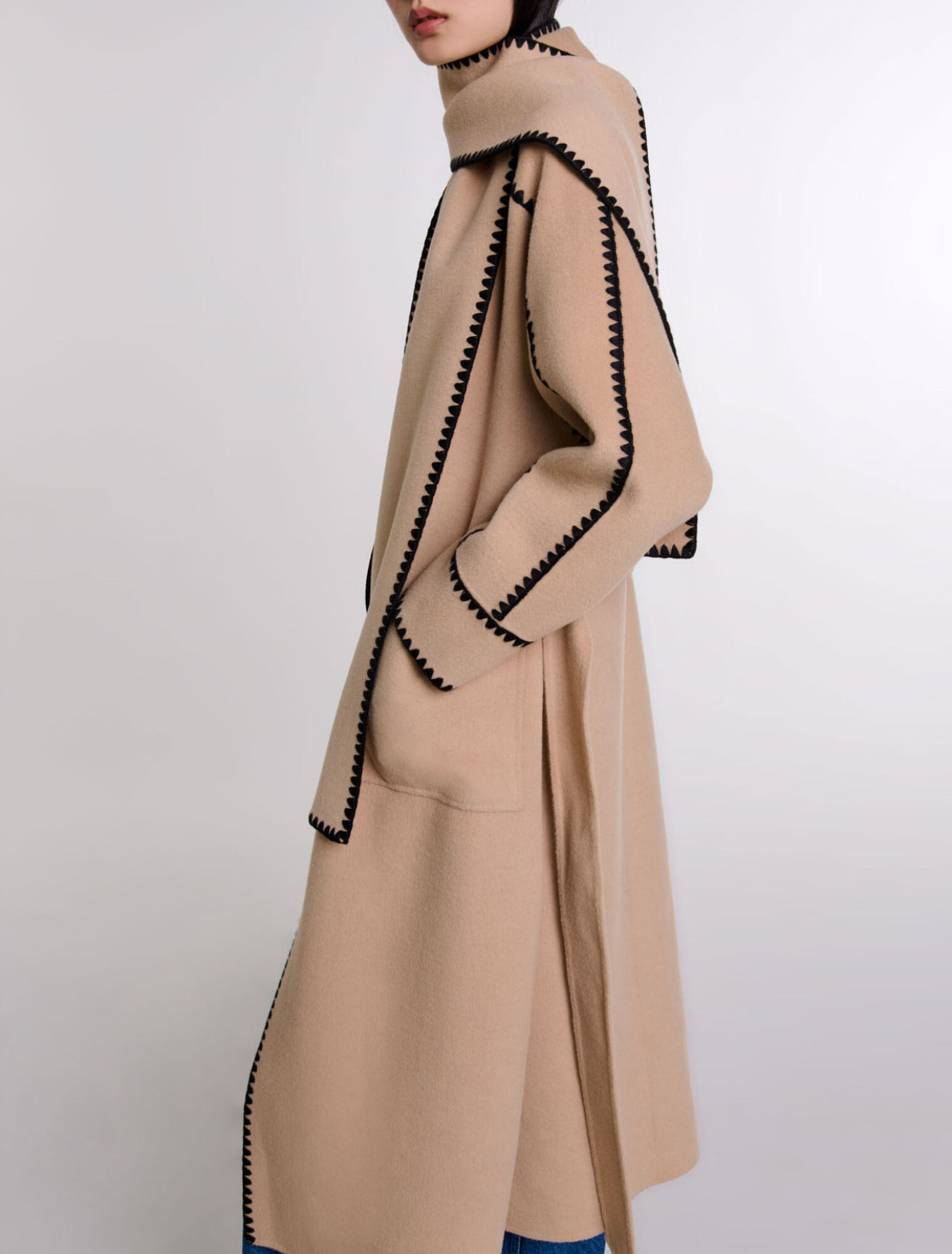 Abrigo bicolor reversible