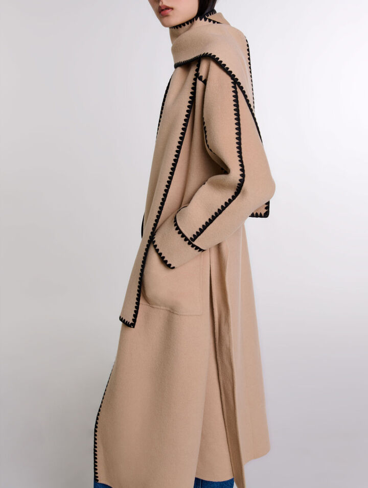 Abrigo bicolor reversible