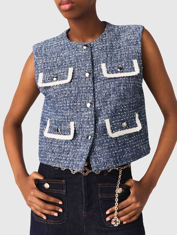 Chaleco de tweed