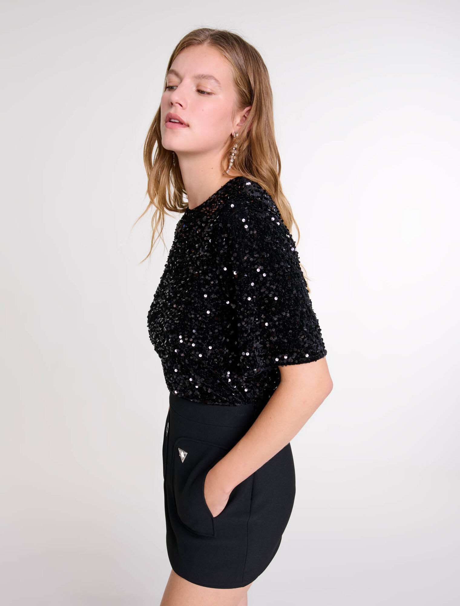 Pantalón corto con efecto fada