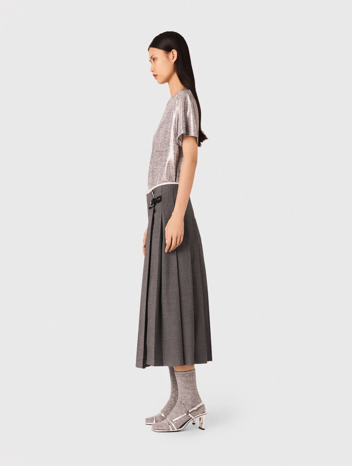 Camiseta de lamé