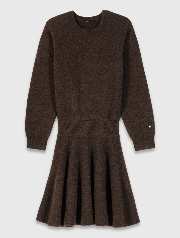 Vestido corto de mezcla de yak