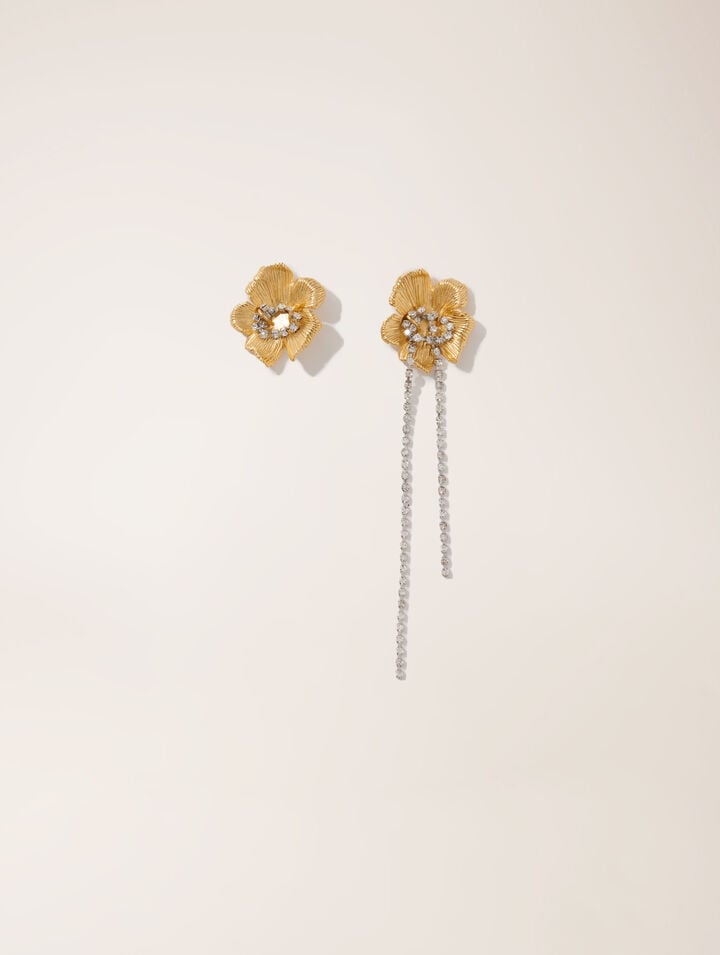 Pendientes flores