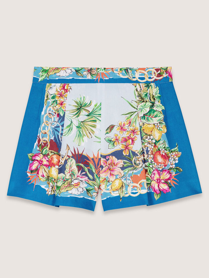 Short estampado