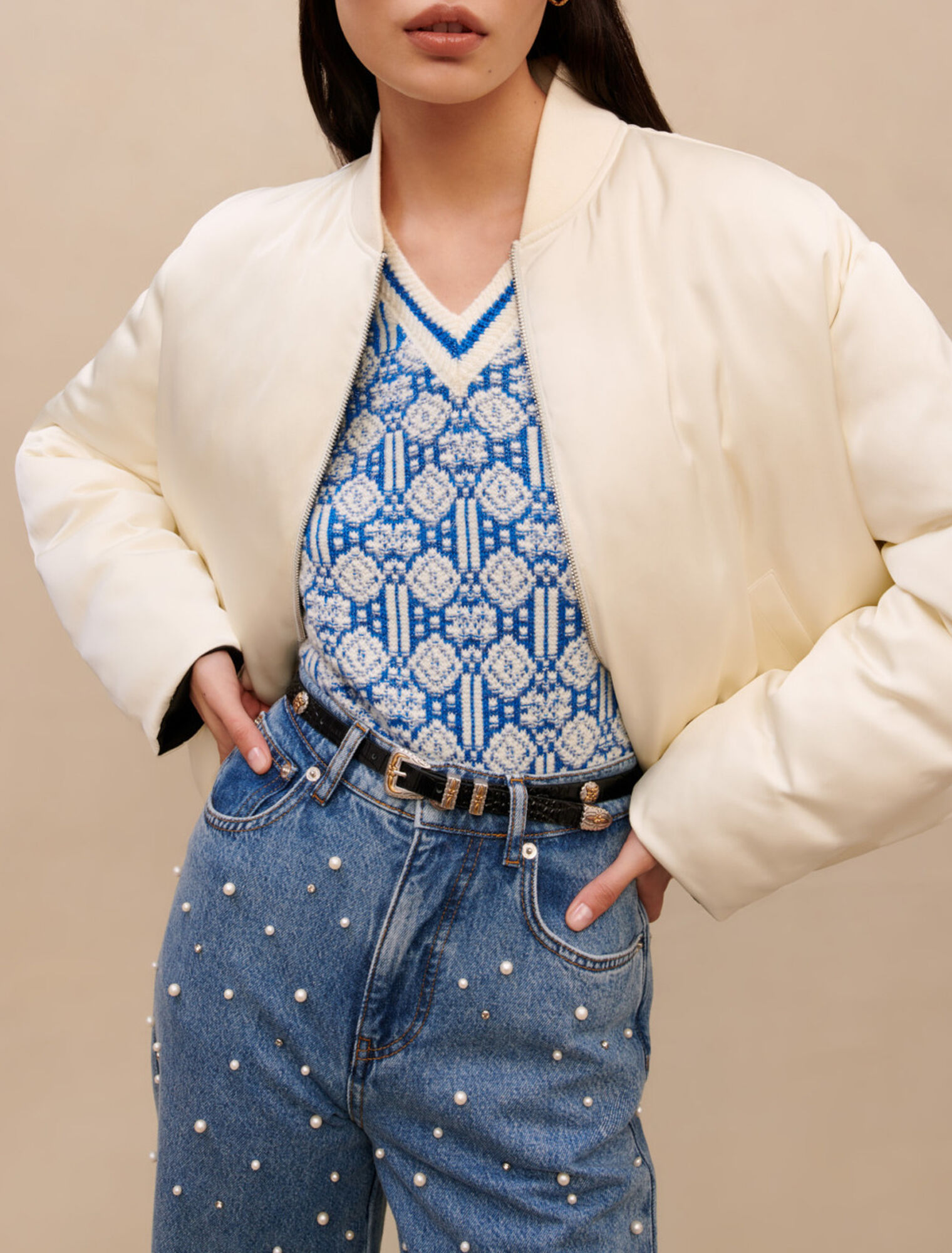 Cazadora bomber reversible