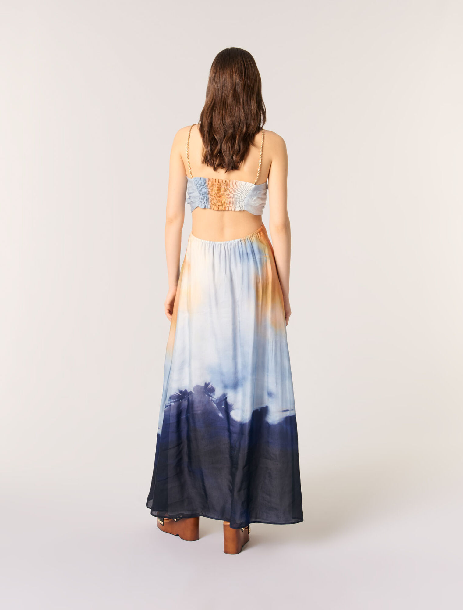 Vestido largo tie dye