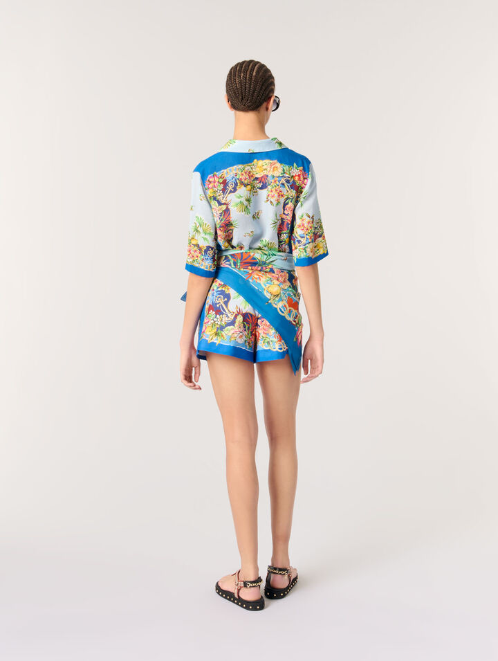 Short estampado