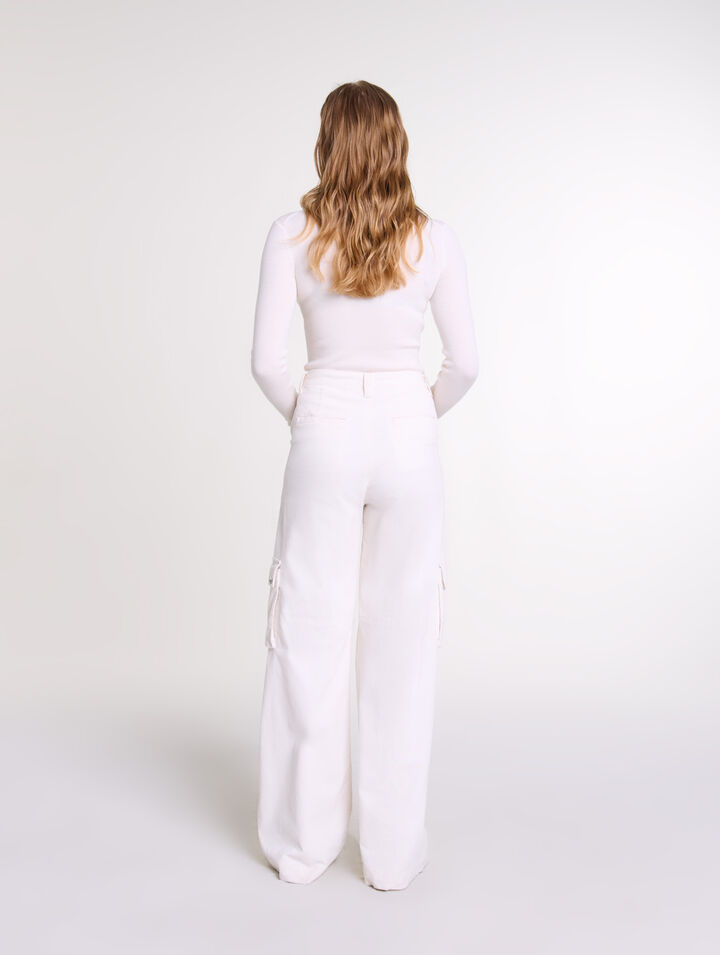 Pantalón cargo de pana