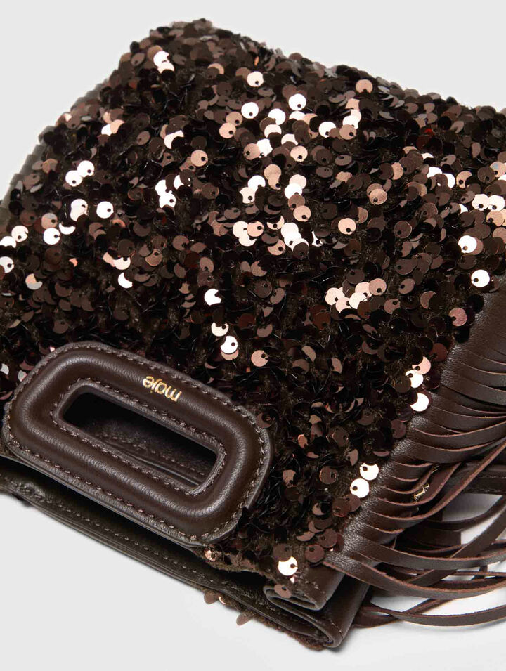Bolso M mini de lentejuelas