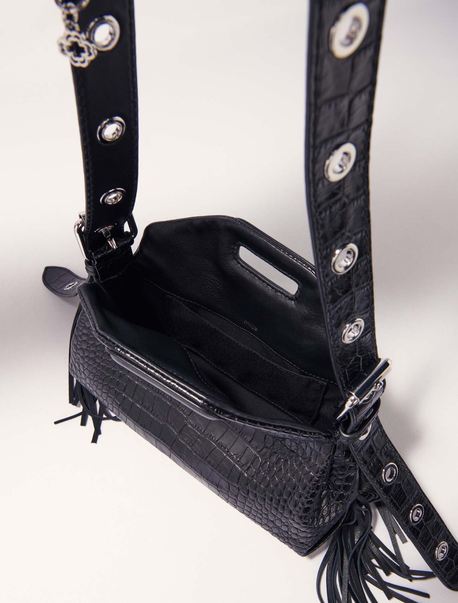 Bolso Miss M mini de piel repujada