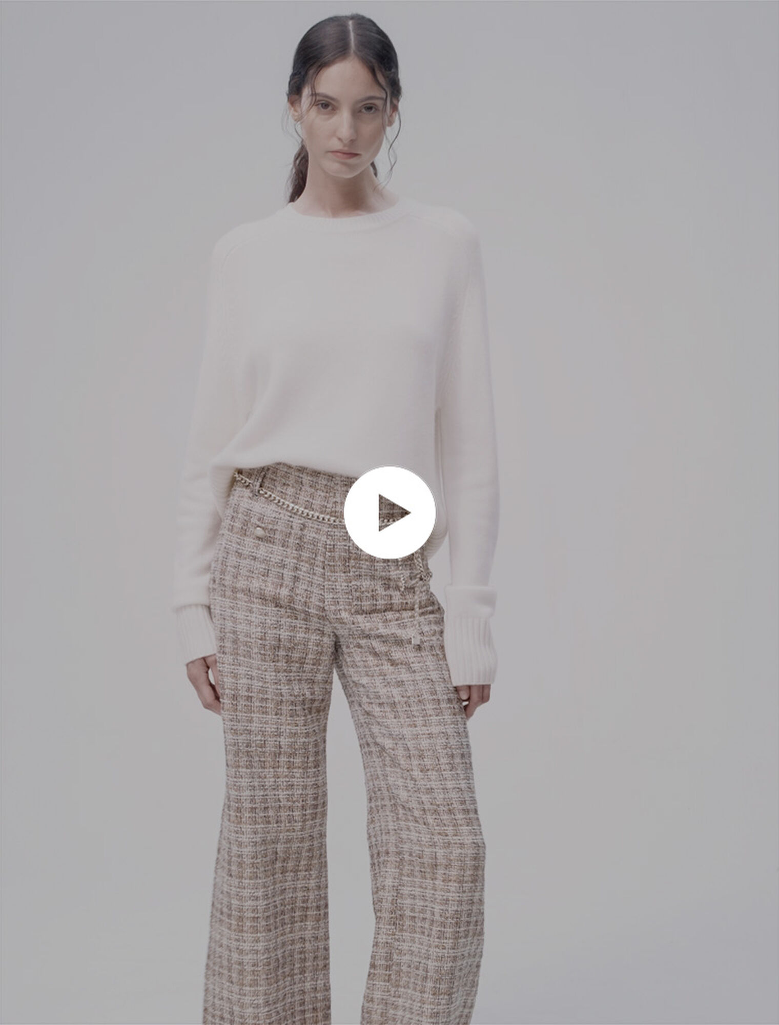 Pantalón de tweed