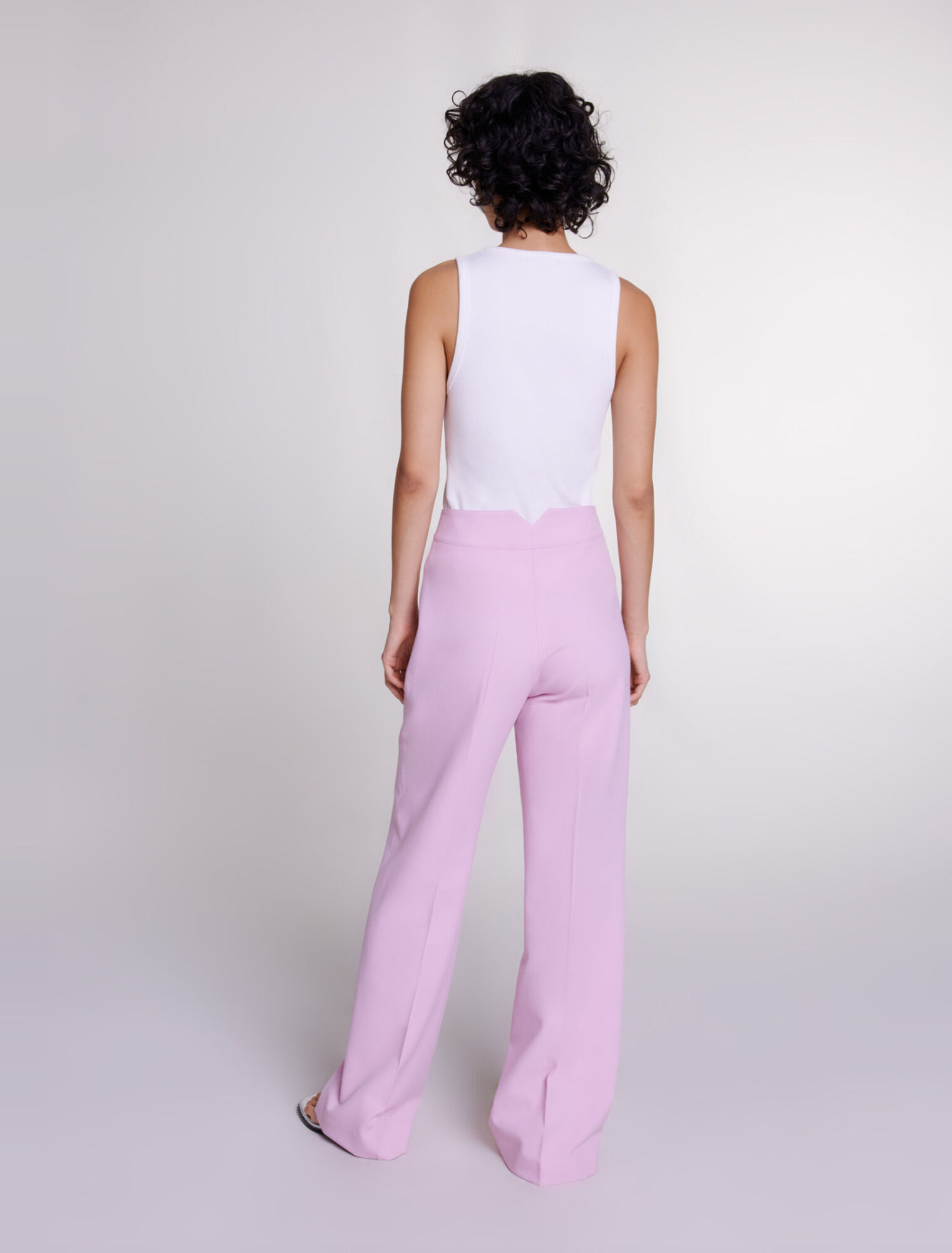 Pantalón de traje ancho