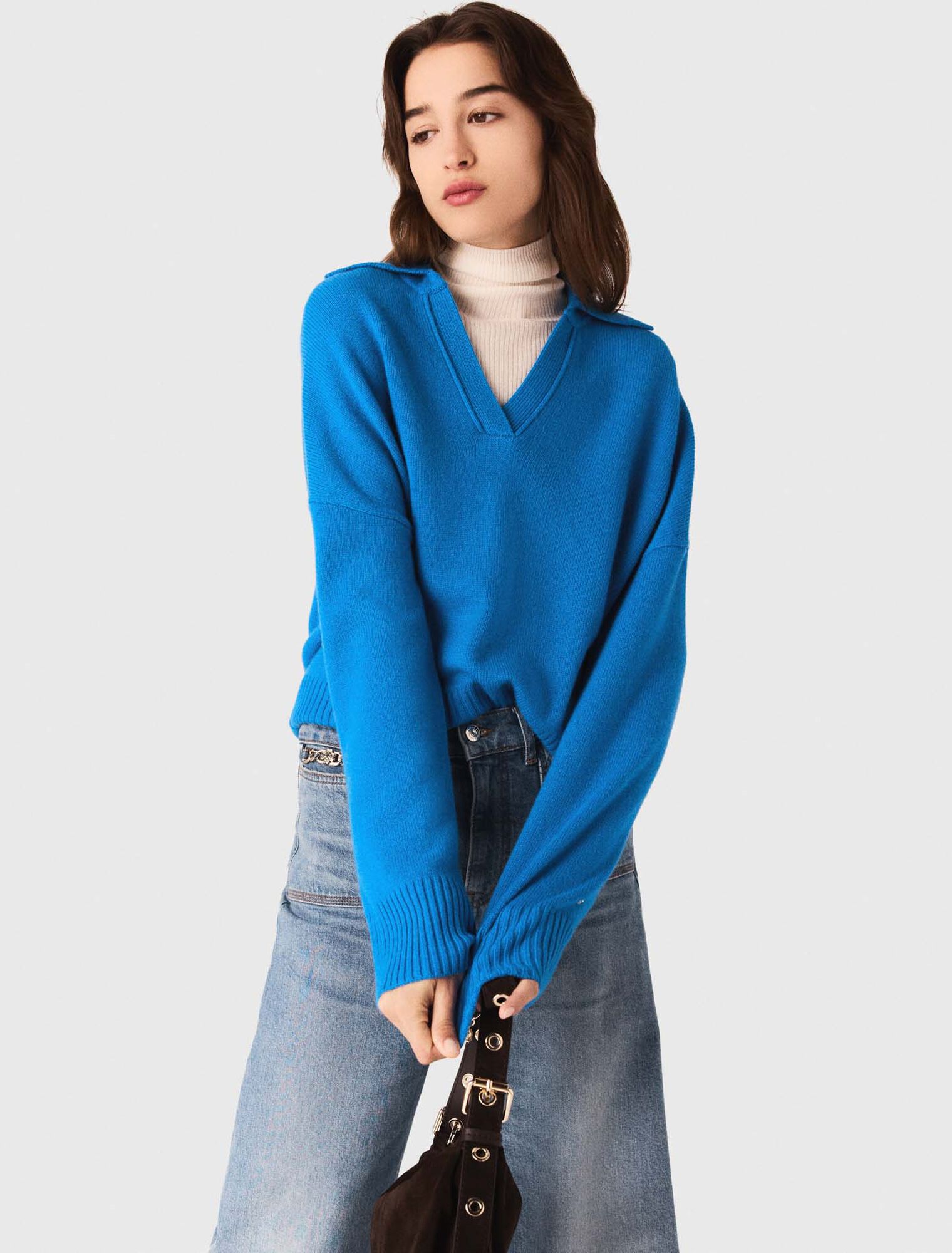 Jersey de mezcla de lana